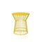 Cosco Novogratz Poolside Gossip Collection, Roberta Outdoor/Indoor Side Table, Yellow 88068YLW1E - alternate 9